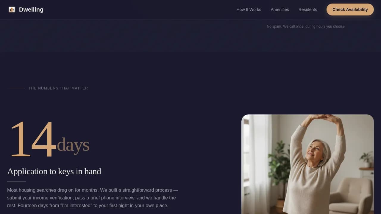 Senior Living & Retirement Professional Website Template
