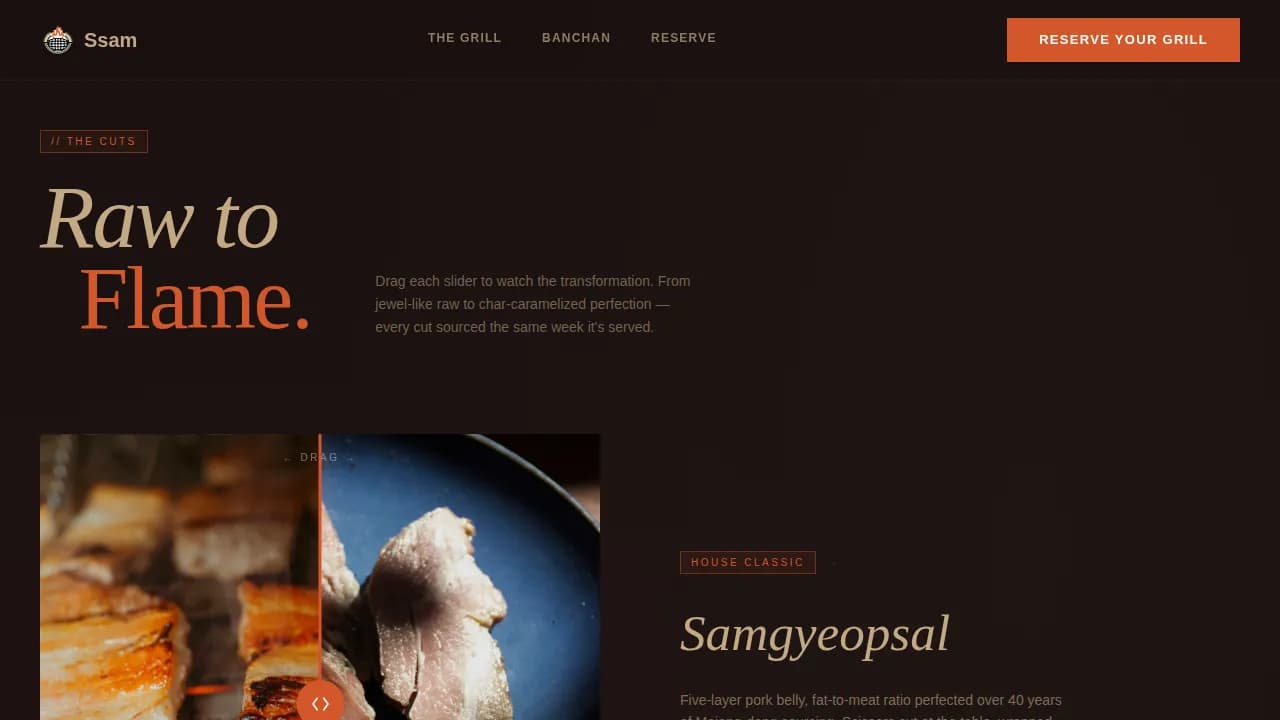 Regional & Ethnic Restaurant Appointment Booking Website Template