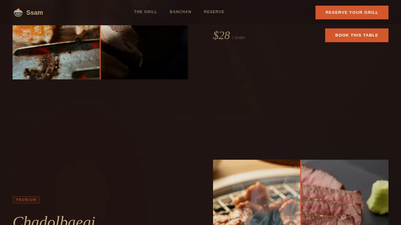 Regional & Ethnic Restaurant Appointment Booking Website Template