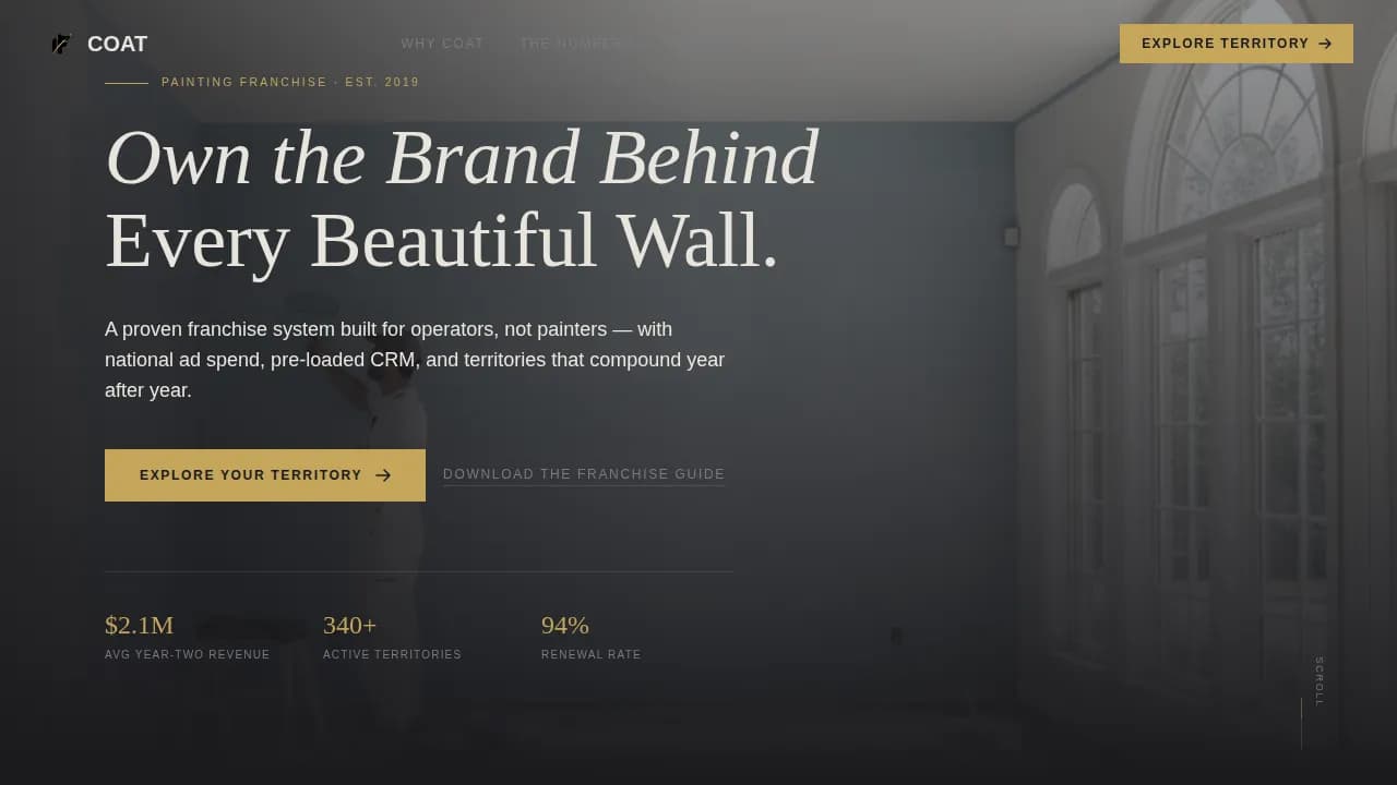 Franchise Business Reviews Website Template