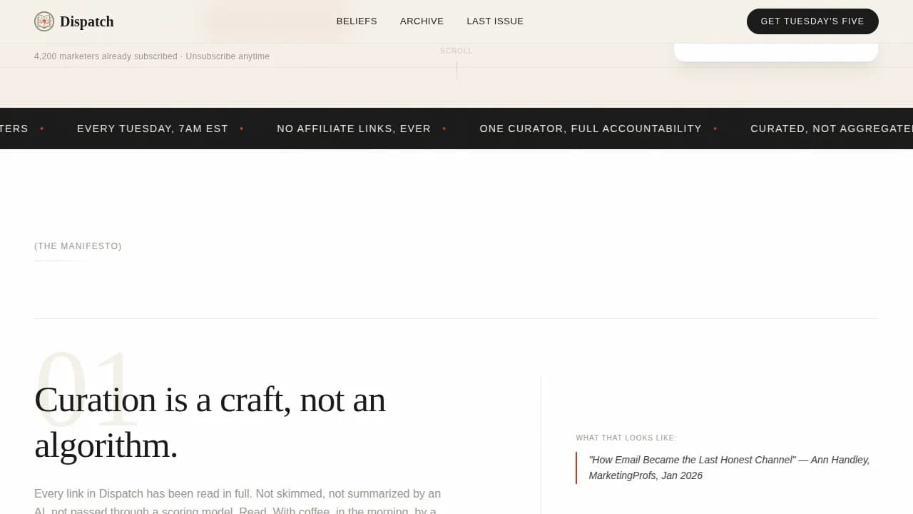 Email Marketing Newsletter Blog Website Template