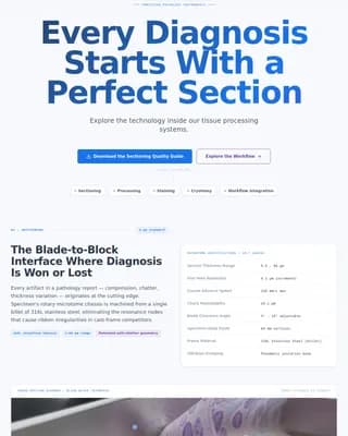 Specialist Pathology Medicine Professional Website Template