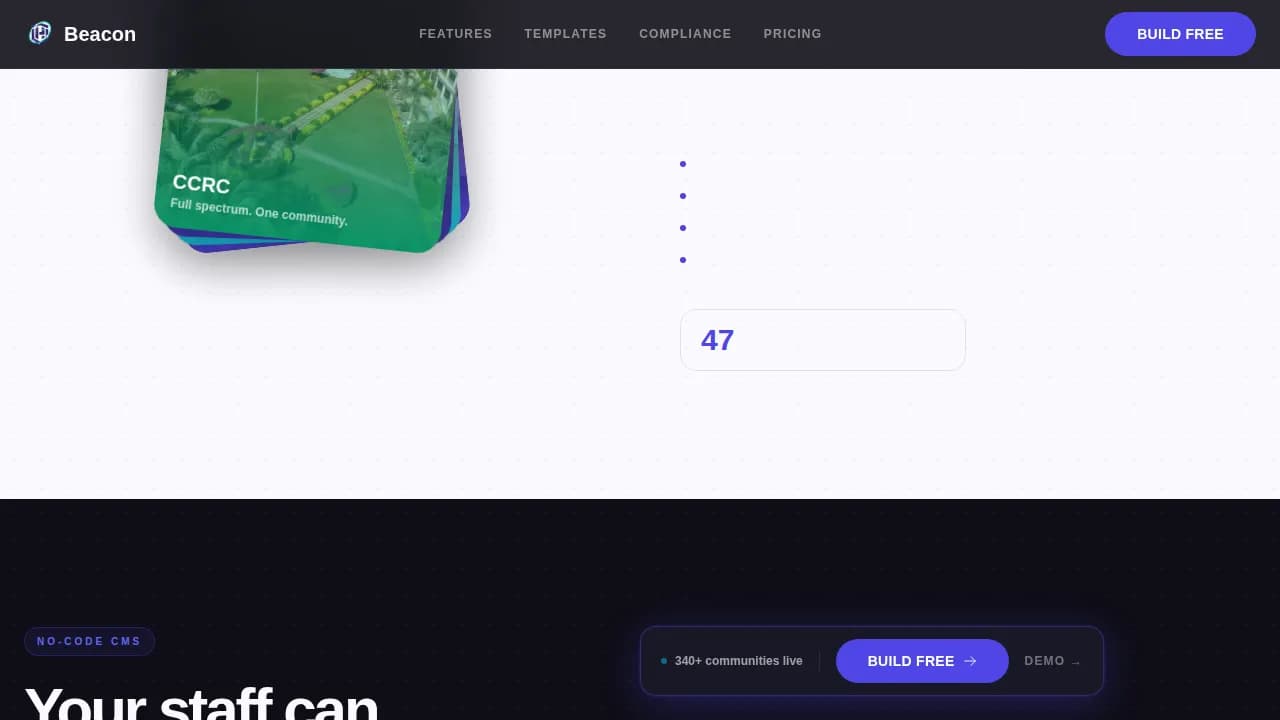 Senior Care Software & SaaS Reviews Website Template