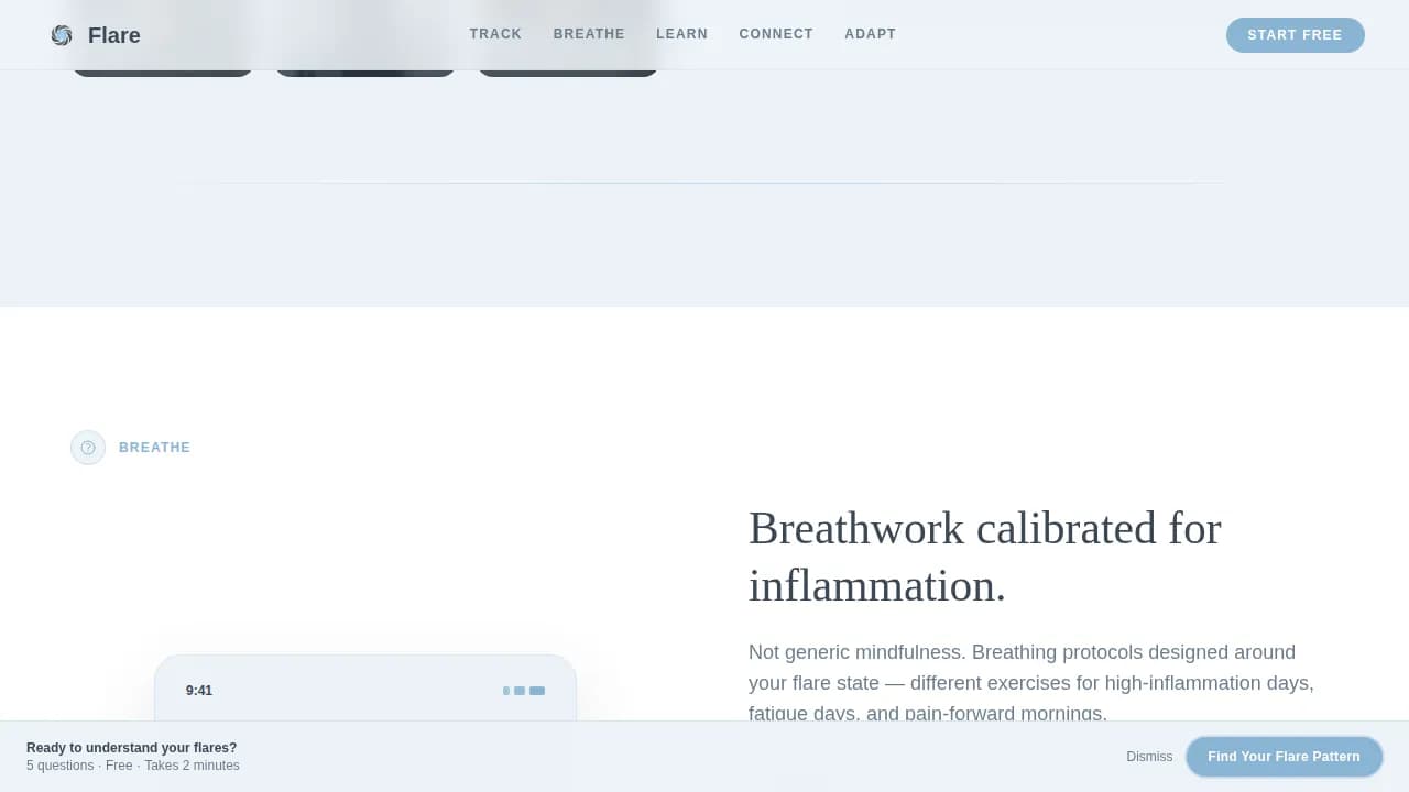 Vitality — Innovative Chronic Wellness Landing Page Template