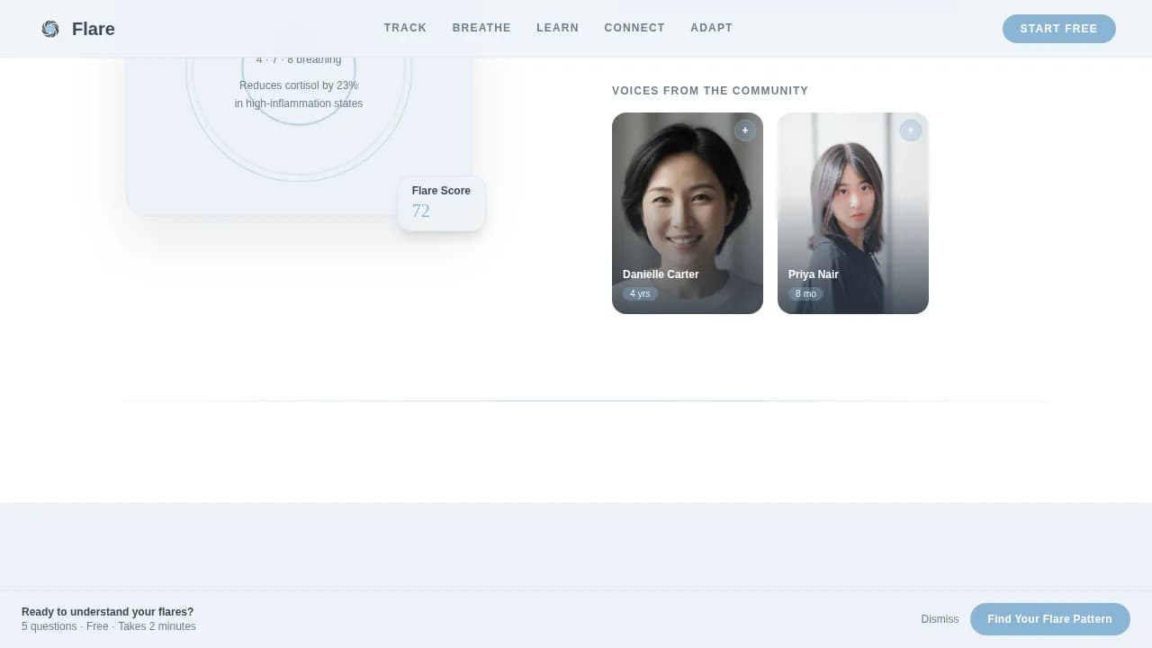 Vitality — Innovative Chronic Wellness Landing Page Template