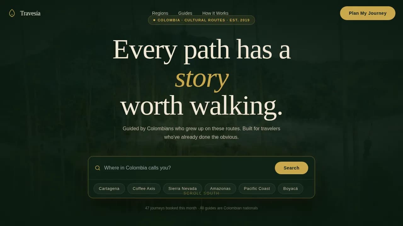 Complete Colombia Travel Appointment Booking Website Template