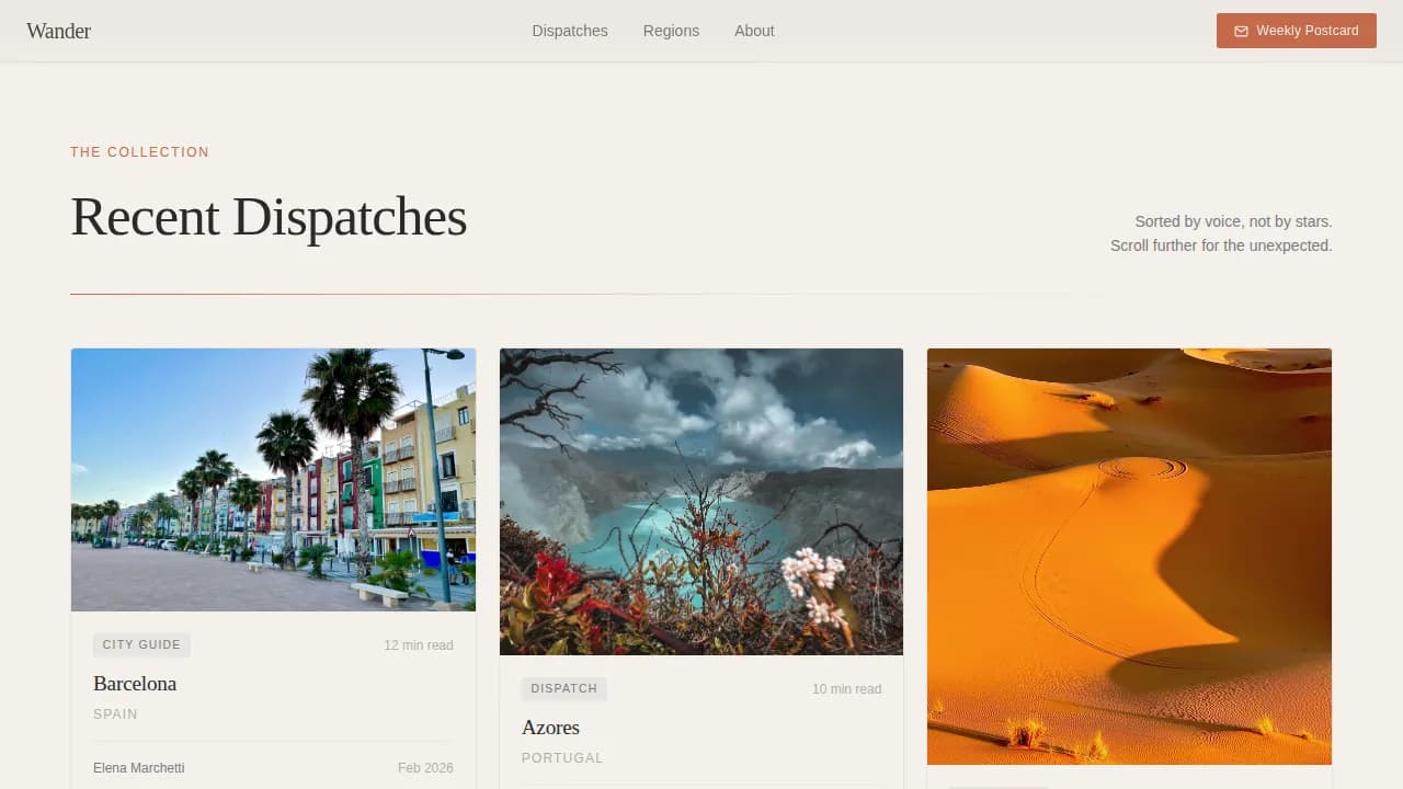 Expert Travel Blog & Media Blog & Content Website Template