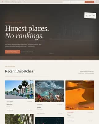 Expert Travel Blog & Media Blog & Content Website Template