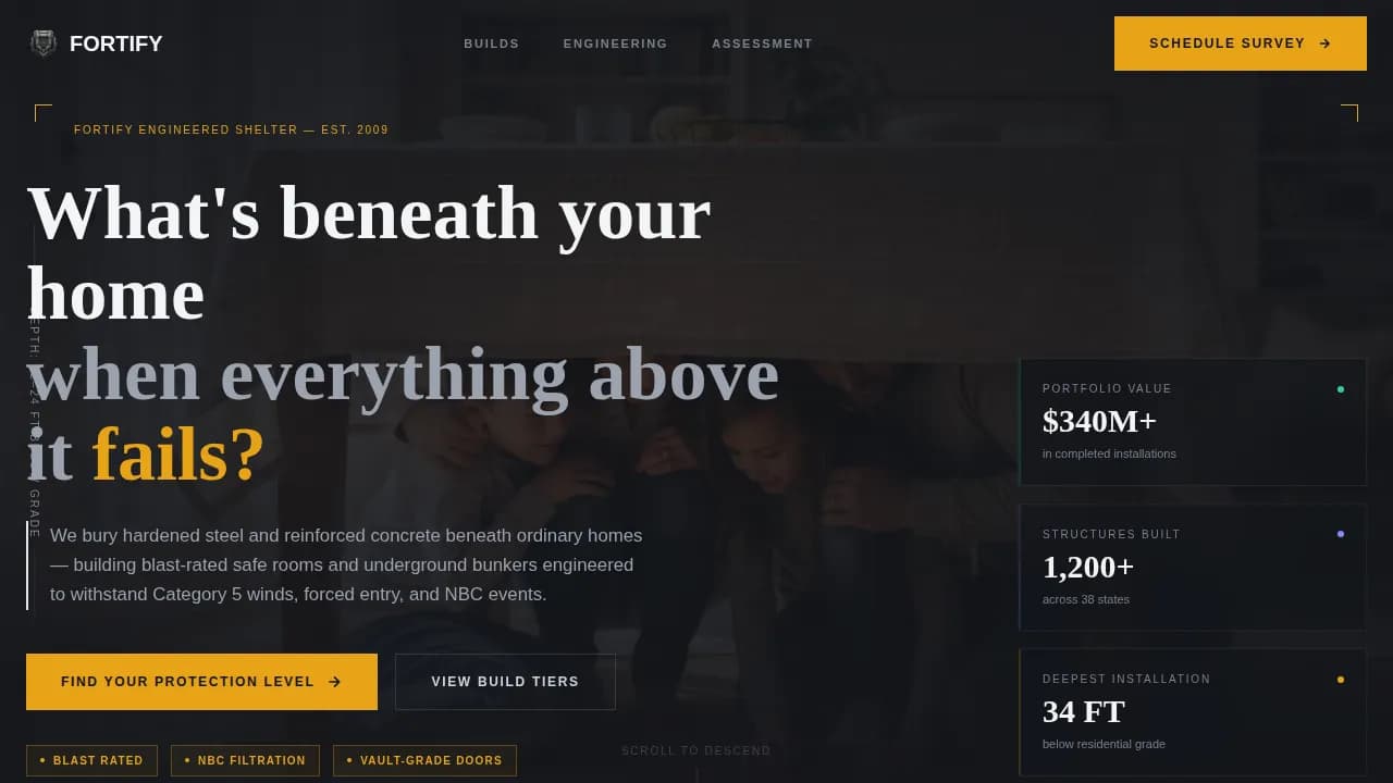 Specialty Construction Professional Website Template