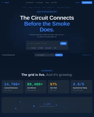 Electrical Digital Presence Provider Directory Website Template
