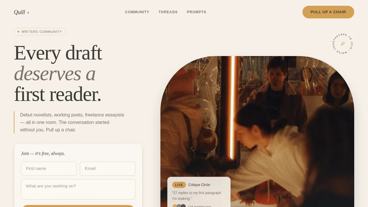 Complete Writers & Authors Community Blog & Content Website Template