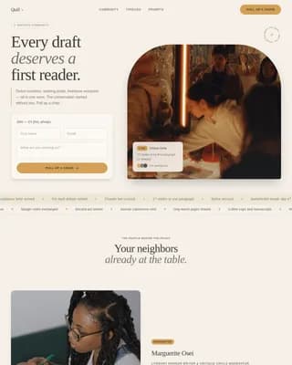 Complete Writers & Authors Community Blog & Content Website Template