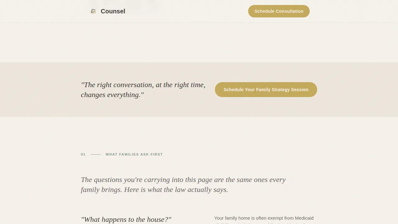 Expert Law Firm & Attorney Appointment Booking Website Template