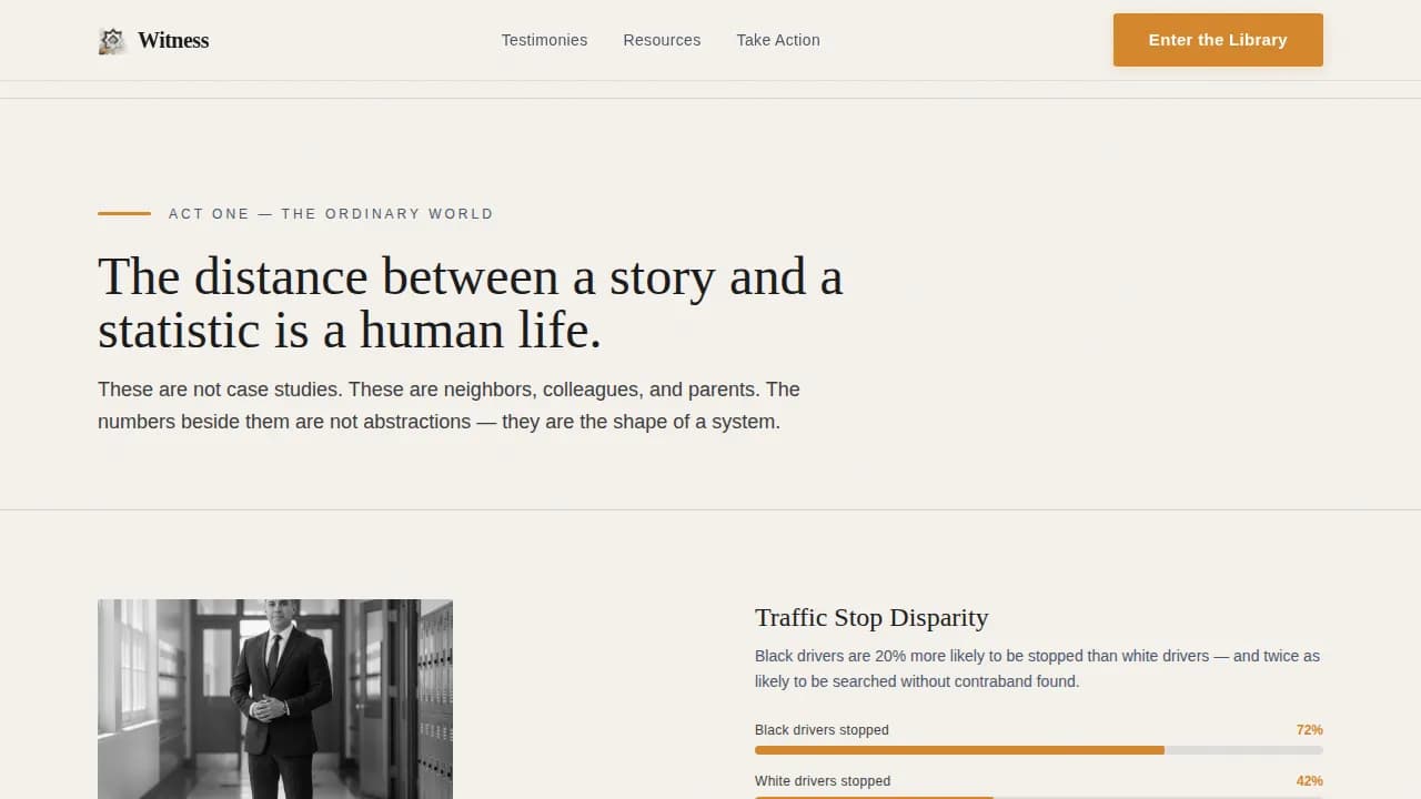 Racial Justice Nonprofit Professional Website Template