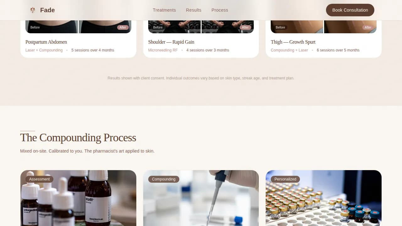 Restore — Expert Skin Care Landing Page Template