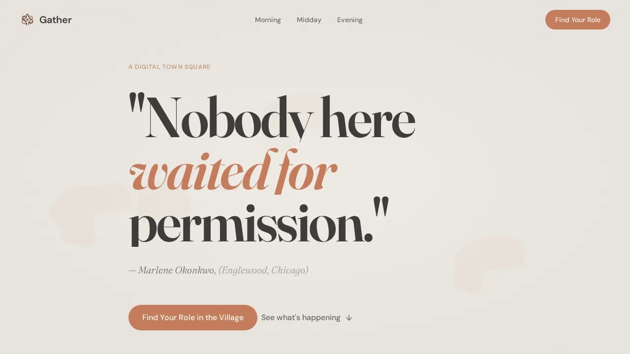 Unite — Community Nonprofit Forum Landing Page Template