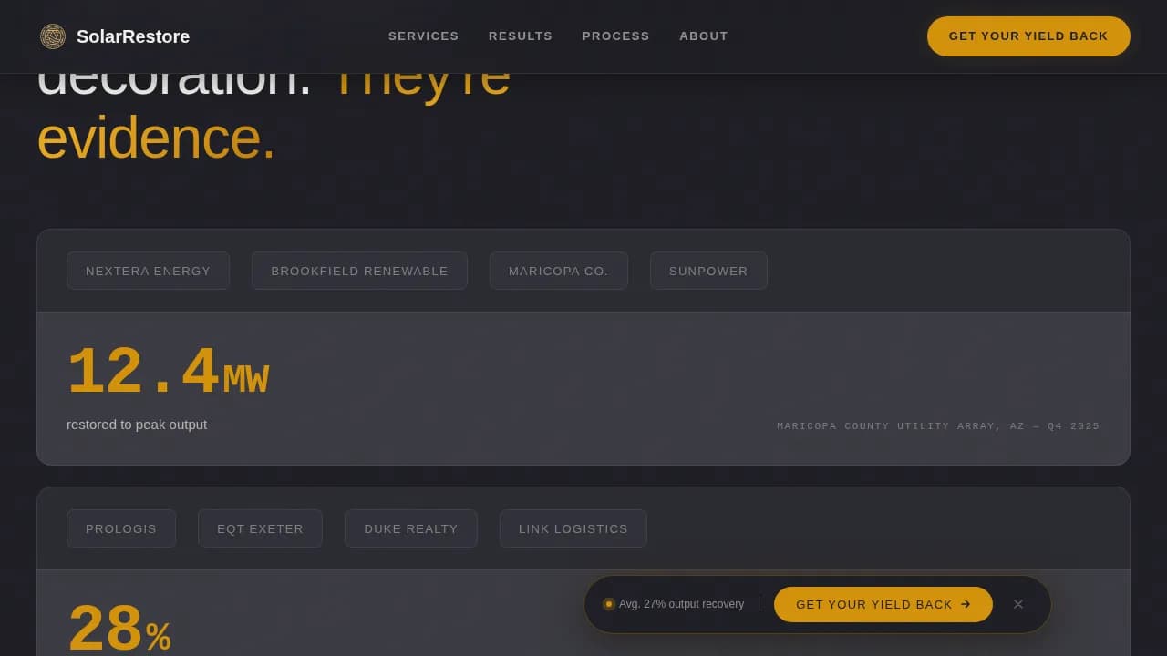 Specialty Cleaning Site Maintenance Website Template