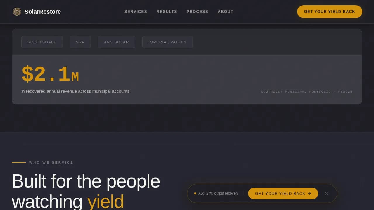 Specialty Cleaning Site Maintenance Website Template