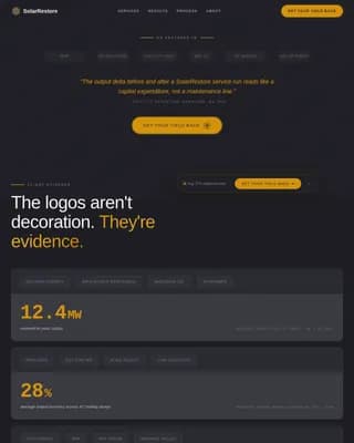 Specialty Cleaning Site Maintenance Website Template