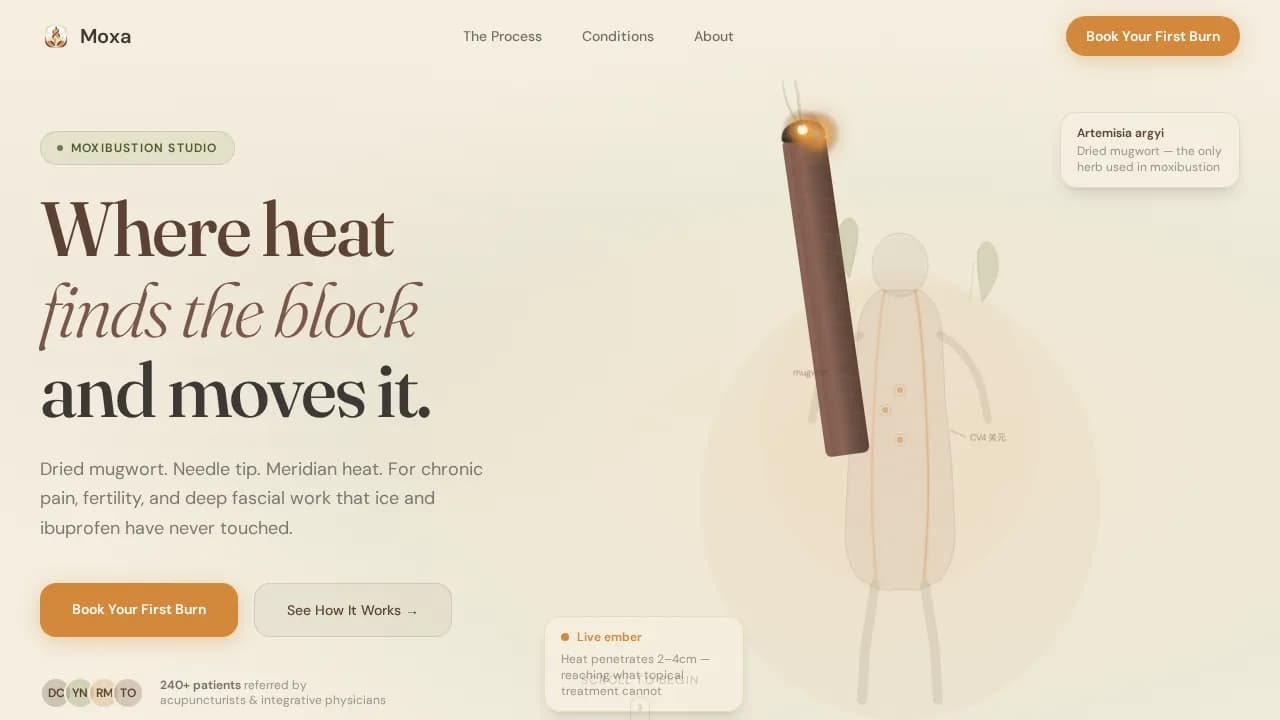 Wellness Modalities Appointment Booking Website Template