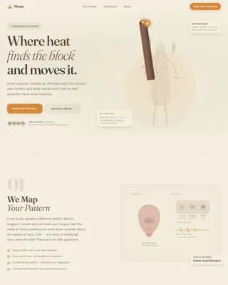 Wellness Modalities Appointment Booking Website Template