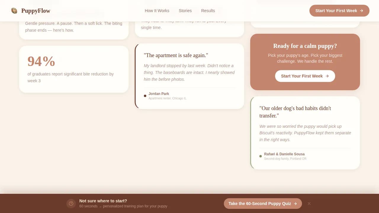 Pet Training & Behavior Professional Website Template