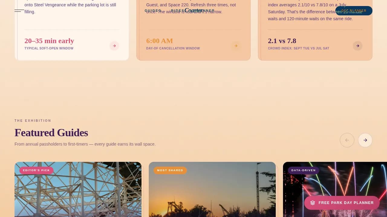 Specialist Family Travel & Experience Portfolio & Case Study Website Template