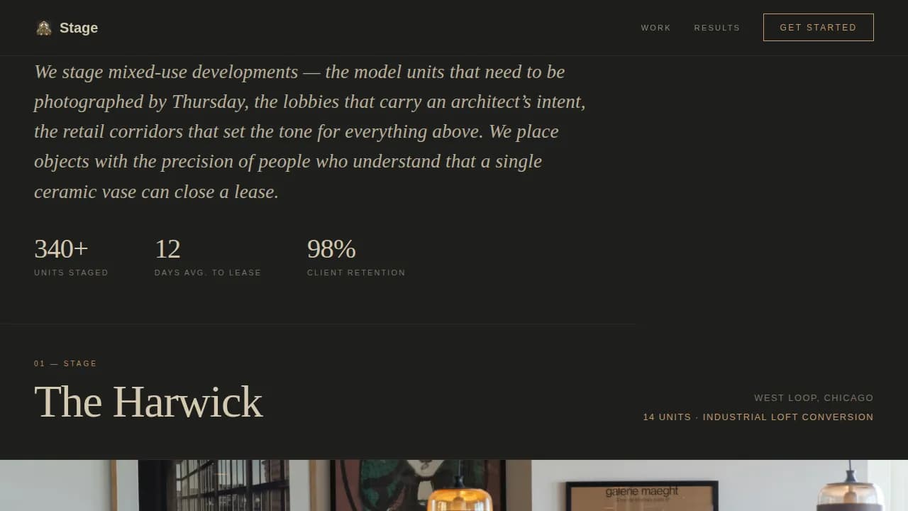 Stagecraft — Premium Development Design Landing Page Template