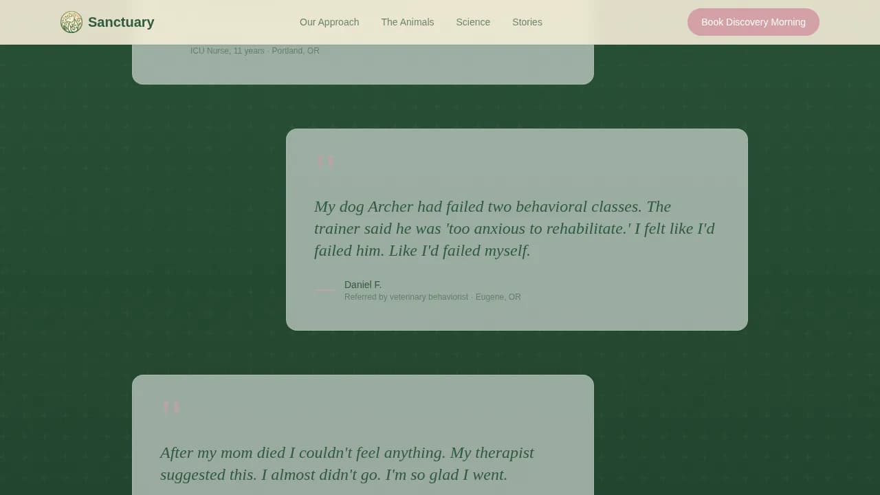 Wellness Modalities Appointment Booking Website Template