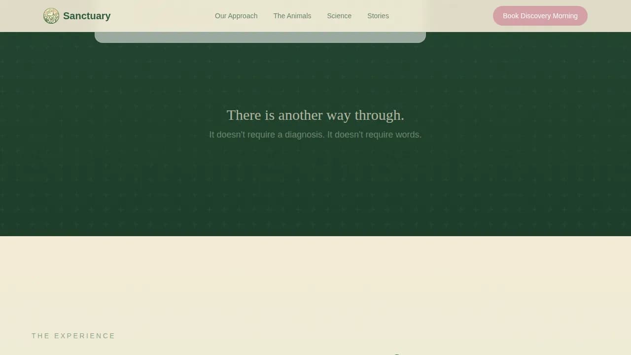 Wellness Modalities Appointment Booking Website Template