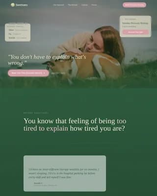 Wellness Modalities Appointment Booking Website Template
