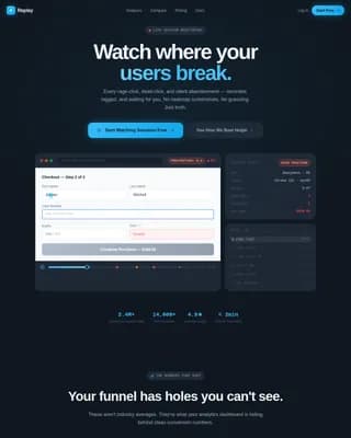 Advanced Data & Analytics Comparison Website Template