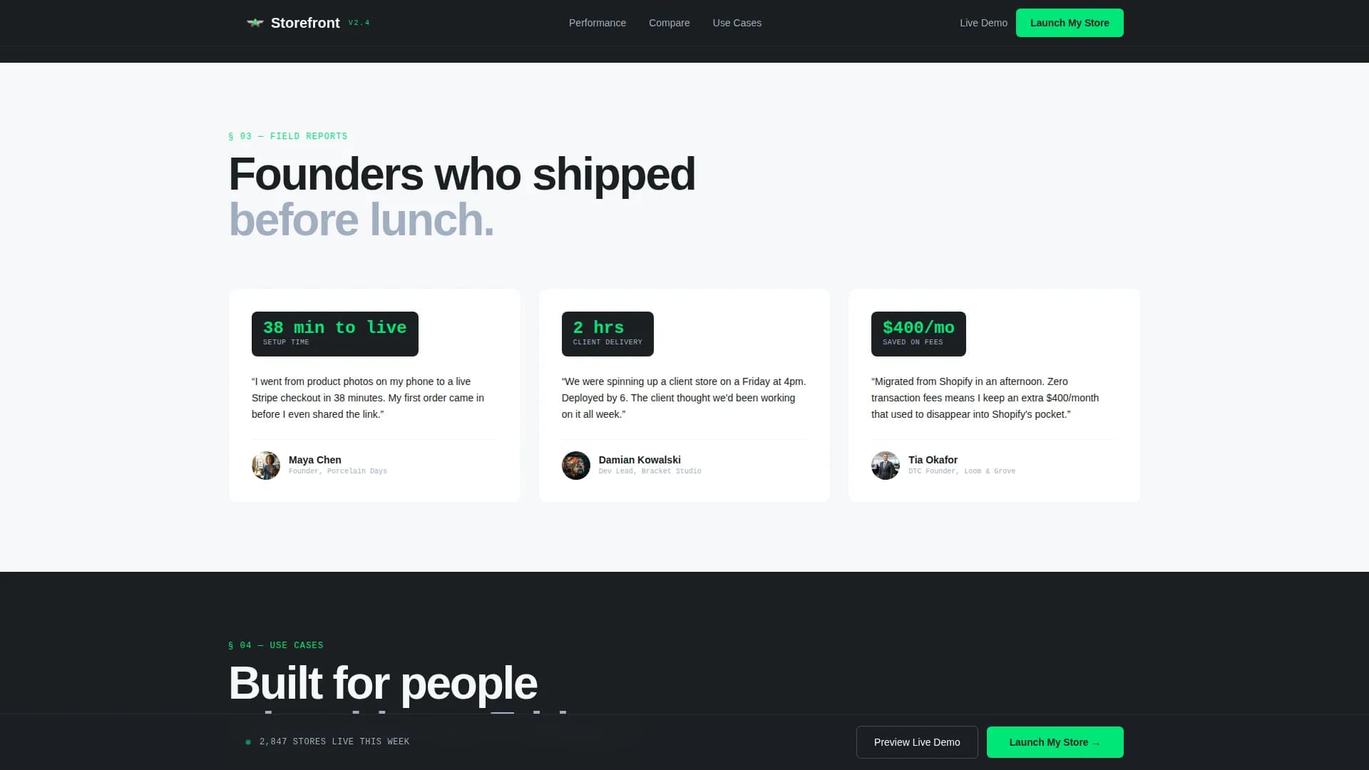 Advanced E-Commerce Digital Presence Professional Website Template