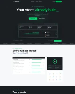 Advanced E-Commerce Digital Presence Professional Website Template