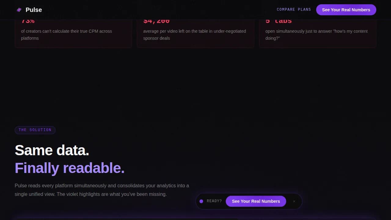 Advanced Advanced Tech & AI Platforms Comparison Website Template