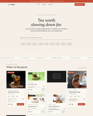 Subscription Box Services Professional Website Template
