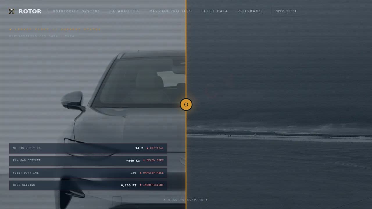 Ascend — Elite Defense Aviation Landing Page Template