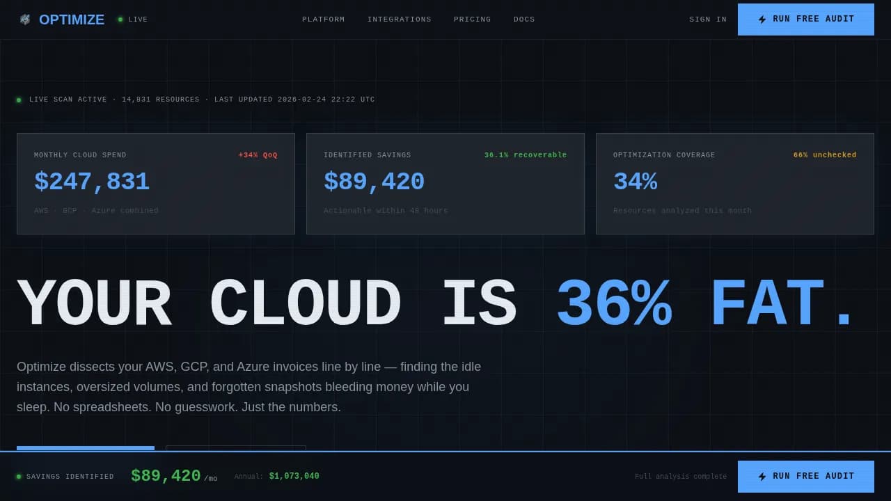 Advanced Cloud & DevOps Professional Website Template