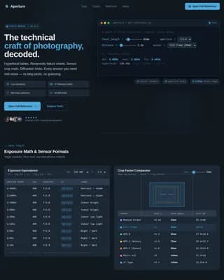 Photography Digital Presence Cost Estimator Website Template
