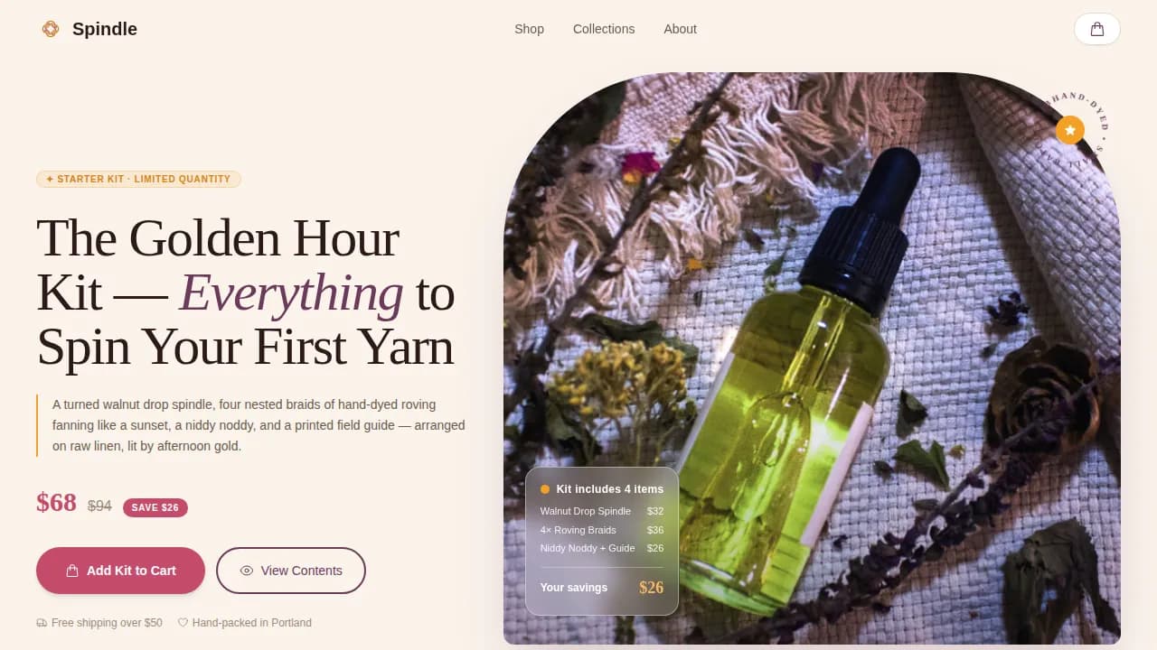 Hobby & Passion Supplies Professional Website Template