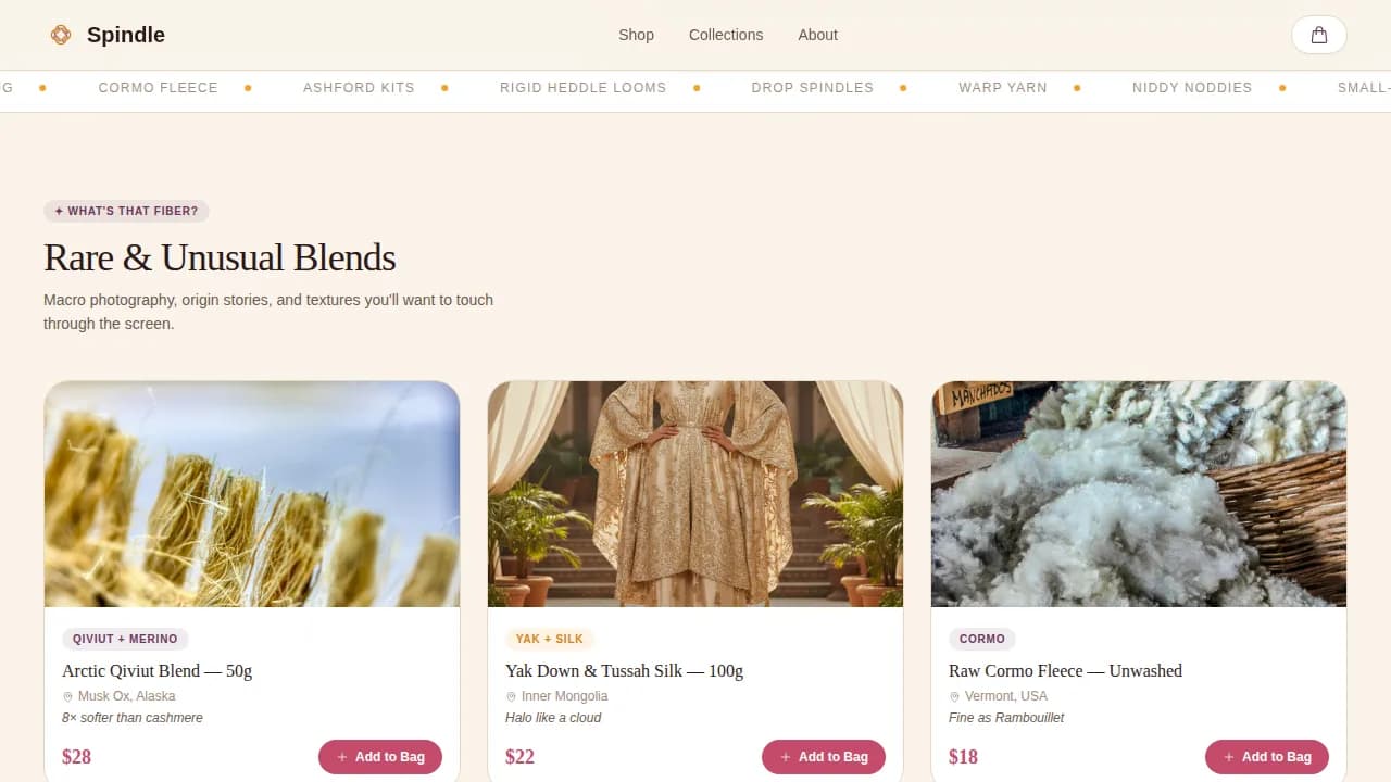 Hobby & Passion Supplies Professional Website Template