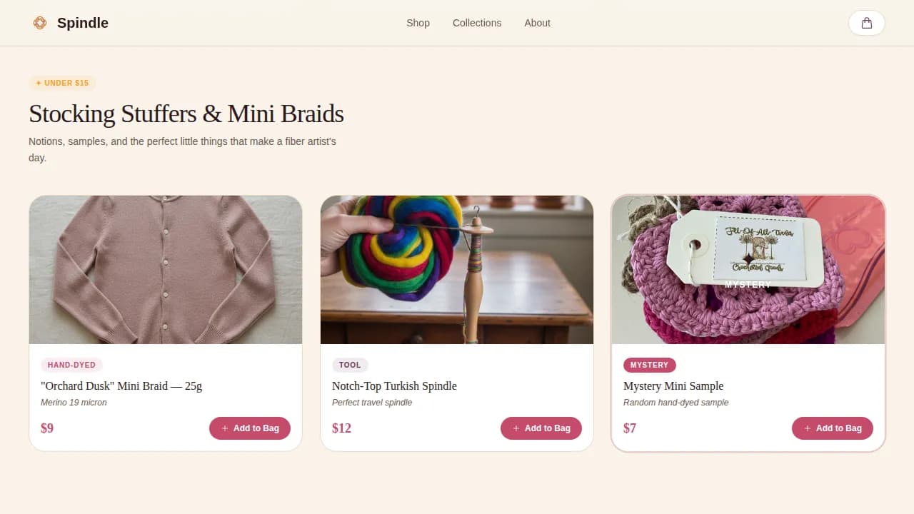 Hobby & Passion Supplies Professional Website Template