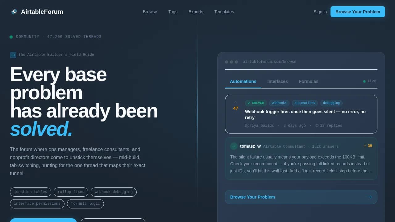 No-Code Platform Documentation Specialist Reviews Website Template