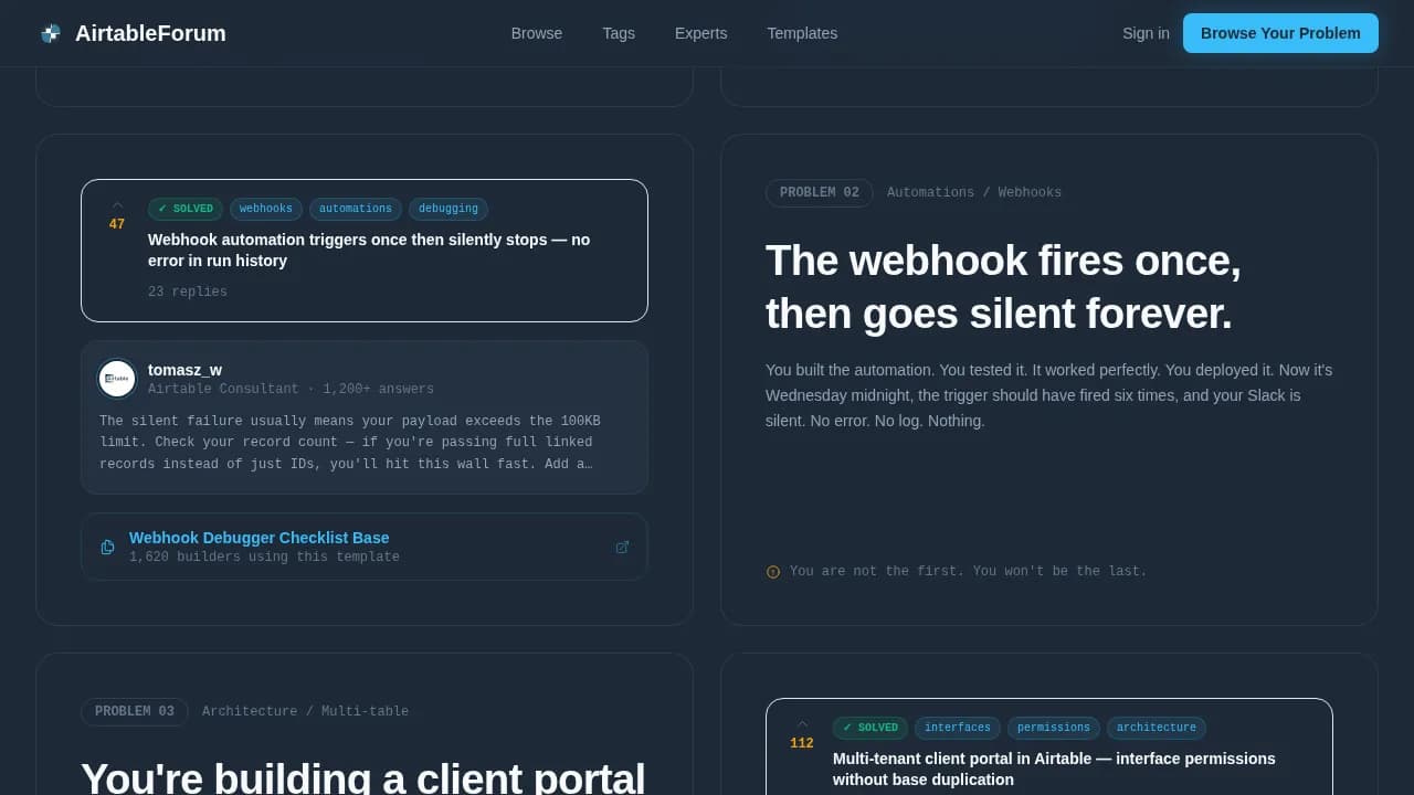 No-Code Platform Documentation Specialist Reviews Website Template