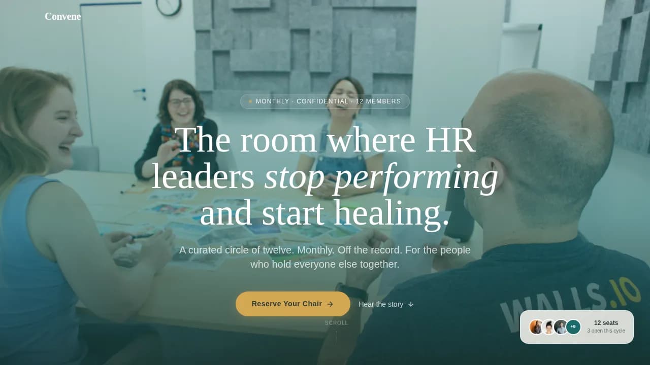 Circle — Inclusive HR Leaders Community Landing Page Template