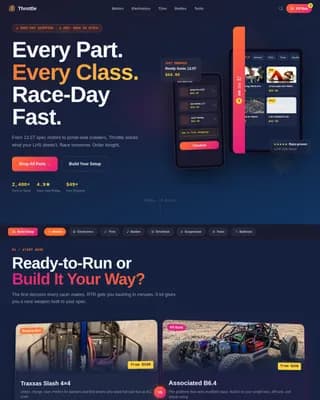 Specialist Hobby & Passion Supplies Comparison Website Template