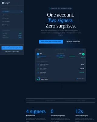 Joint & Family Finance Portfolio & Case Study Website Template