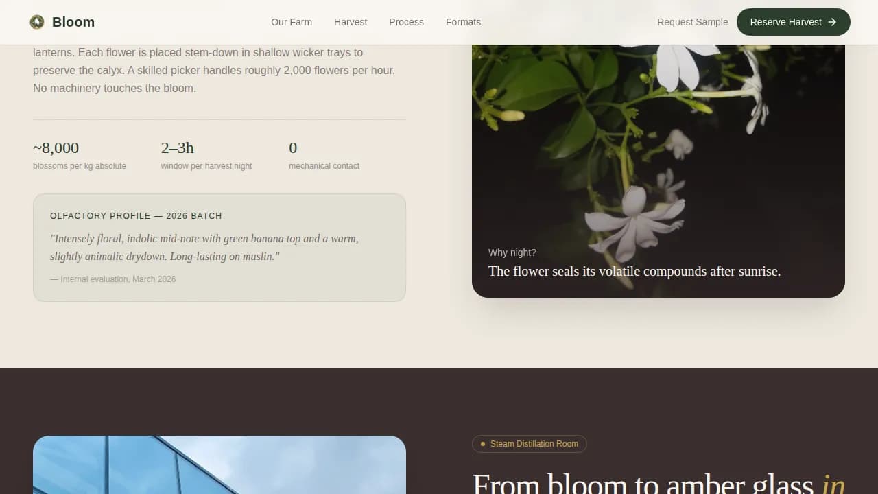 Specialty Farming Professional Website Template