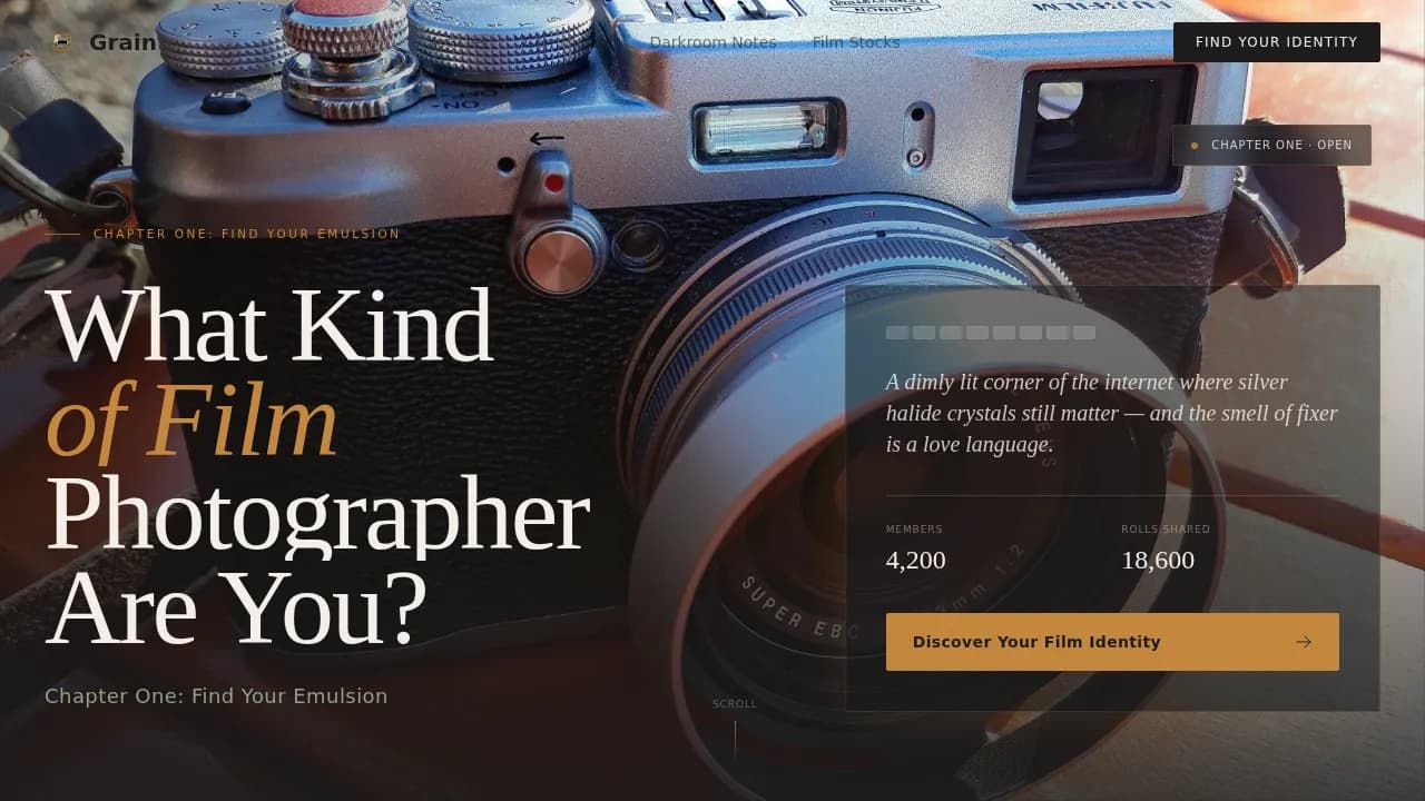 Hobby & Passion Content Professional Website Template