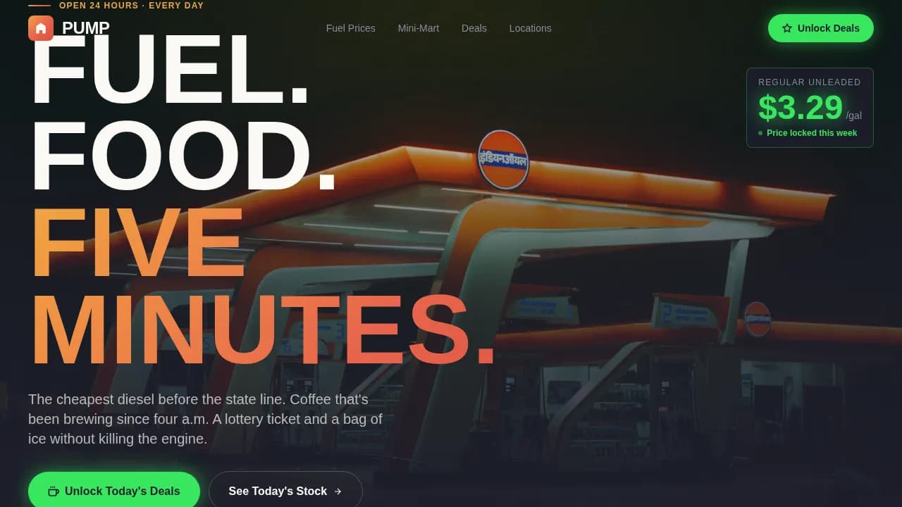 Local Brick & Mortar Business Professional Website Template